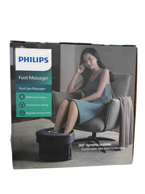 Массажная ванночка для ног Philips PPM6501 с гарантией 1 год!
