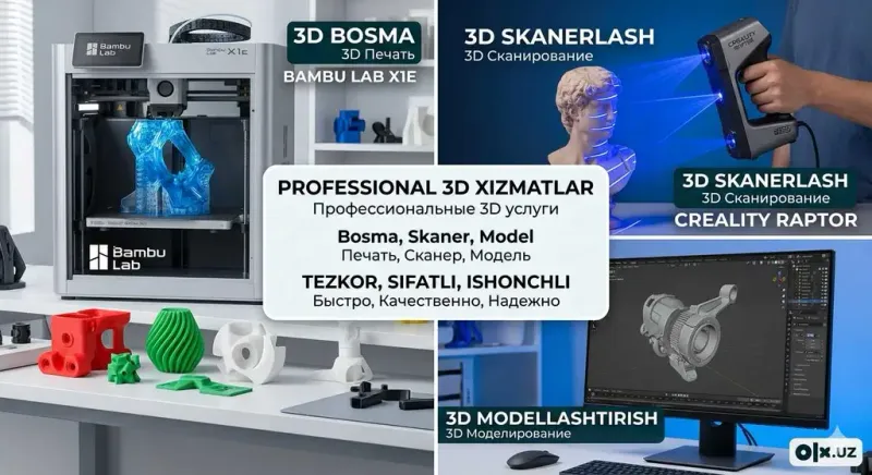 Professional 3D Bosma, 3D pechat
