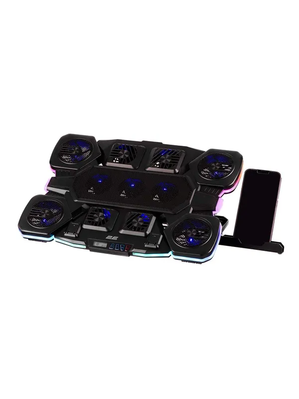 Охлаждающая подставка 2E Gaming CPG-011 для ноутбука до 17,3" (металл/пластик), черная — фото 4