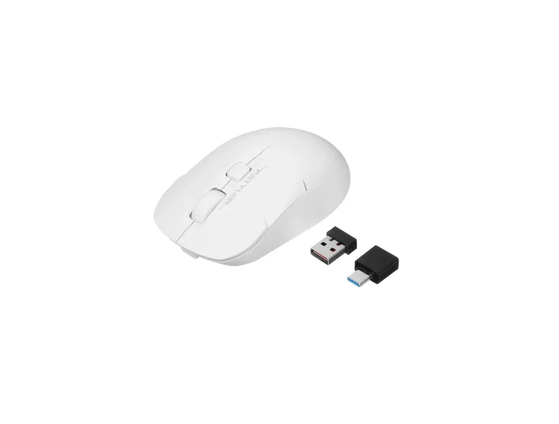| Беспроводная мышь A4Tech FG16C White Аккумулятор Type-C 2.4G — фото 3