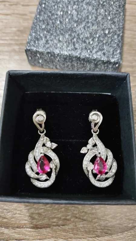 Роскошные серьги серебро 925 проба