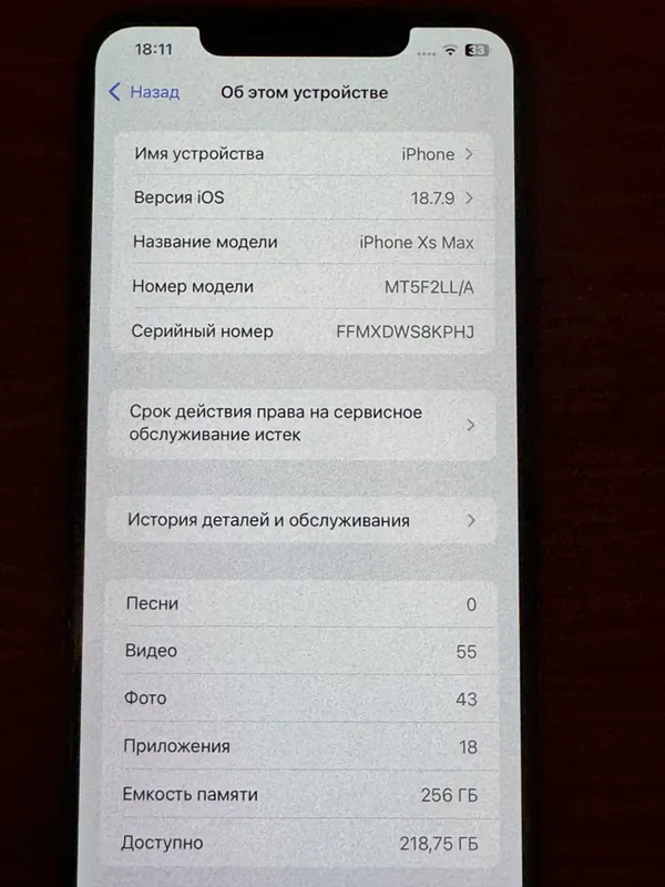 iPhone Xs Max 1