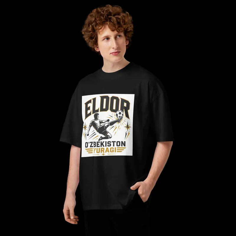 ELDOR O'ZBEKISTON YURAGI — Premium Oversized Futbolka — фото 1