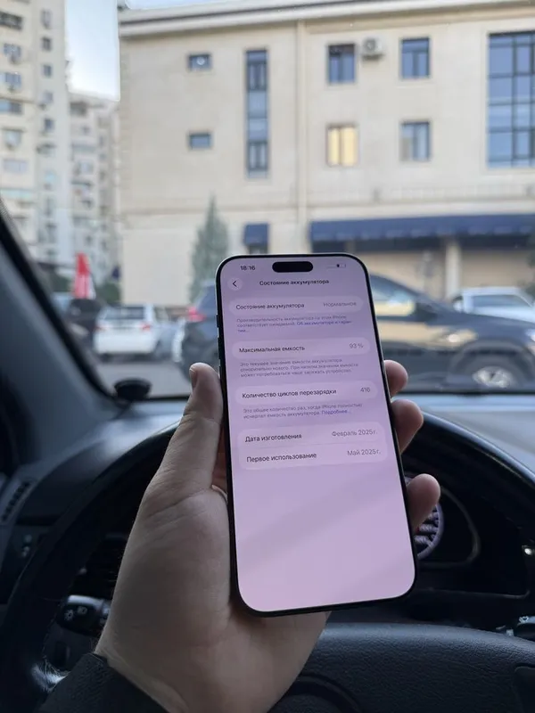iPhone 16 Pro Max 256Gb 93% Yomkost 5 iPhone 16 Pro Max 256Gb 93% Yomkost 5