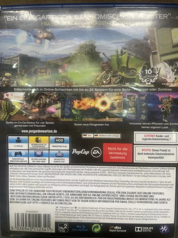 Игра зомби против растения garden warfare