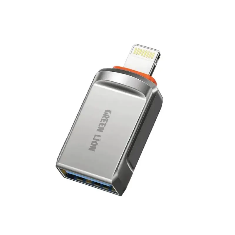 OTG GREEN LION iPhone uchun 10-14 Silver
