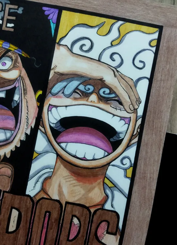 One piece art on A3 paper — фото 4