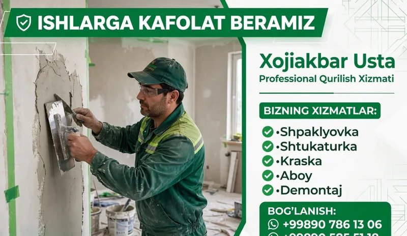 Kvartiralarni to‘liq ta’mirlash 1 Kvartiralarni to‘liq ta’mirlash 1