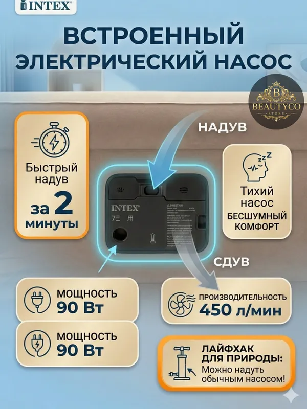 Intex 64426 Ultra — комфортный сон в любом месте 5 Intex 64426 Ultra — комфортный сон в любом месте 5