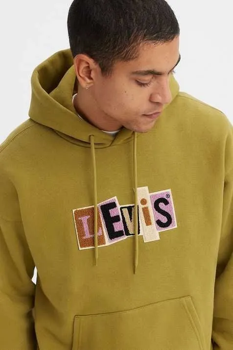 Мужское худи Levi’s Skate в оливкового цвета 2 Мужское худи Levi’s Skate в оливкового цвета 2