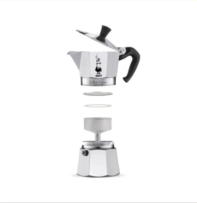 Гейзерная кофеварка Bialetti made in italy 3 чашка — фото 3