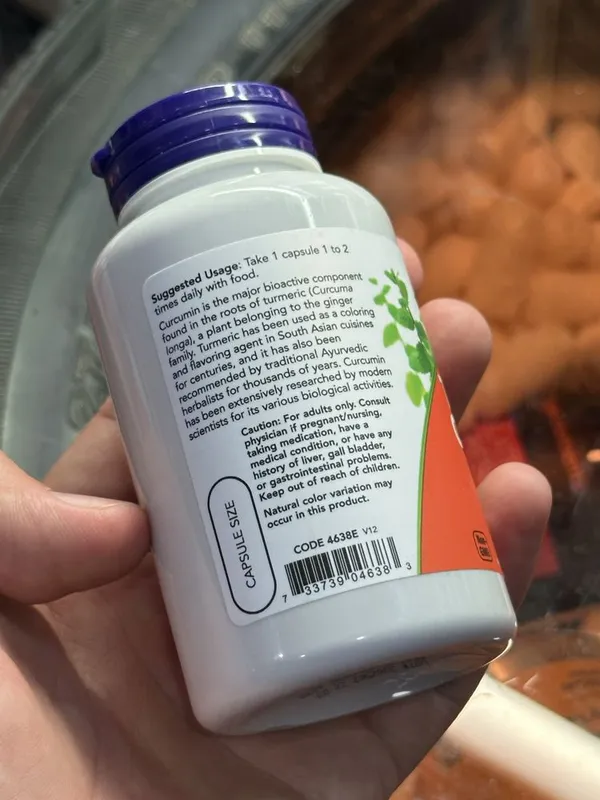 Now Turmeric Curcumin 60 kapsula 4 Now Turmeric Curcumin 60 kapsula 4