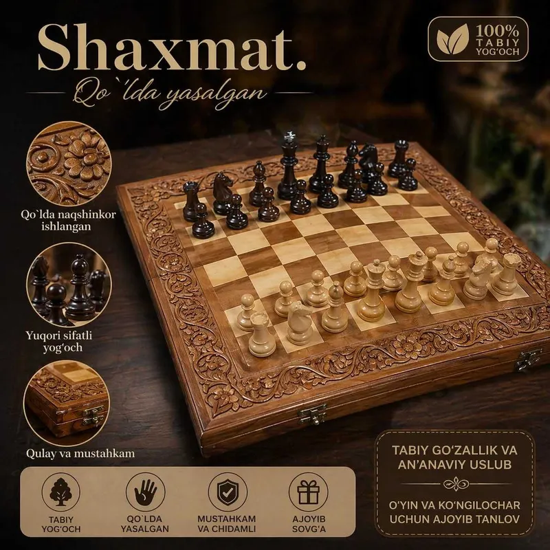 Naqshinkor shaxmat doskasi Naqshinkor shaxmat doskasi
