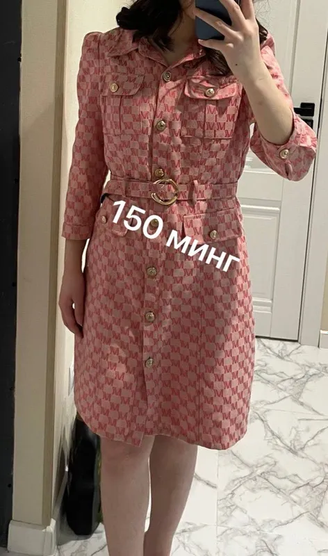 Продаётся джинсовое розовое платьице 2