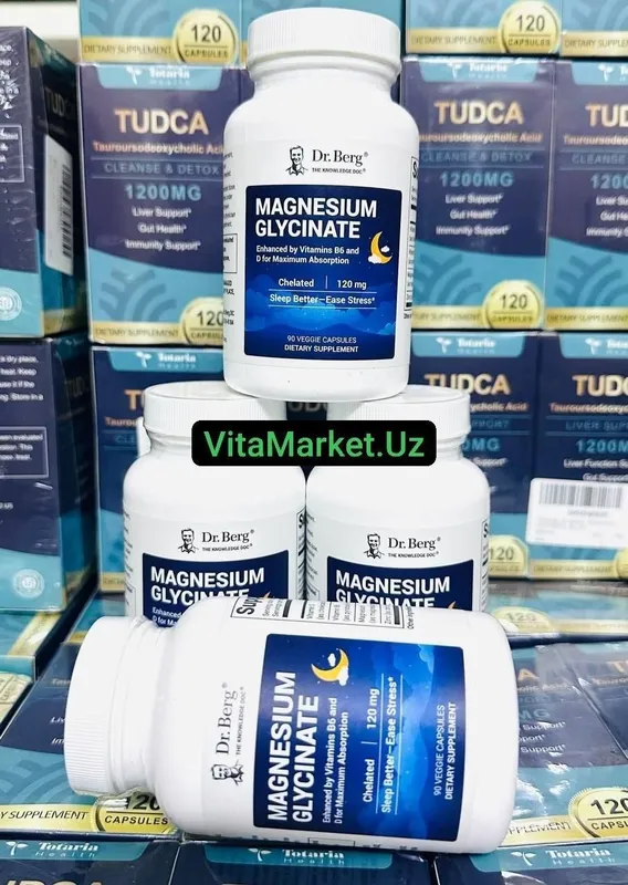 Magnesium glycinate 90 kap, maniy глицинат магния, Dr Berg магний