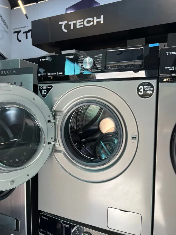 Kir yuvish mashinasi 7TECH 8kg/Inverter Direct Drive/Yangi (Kafolatli) 3