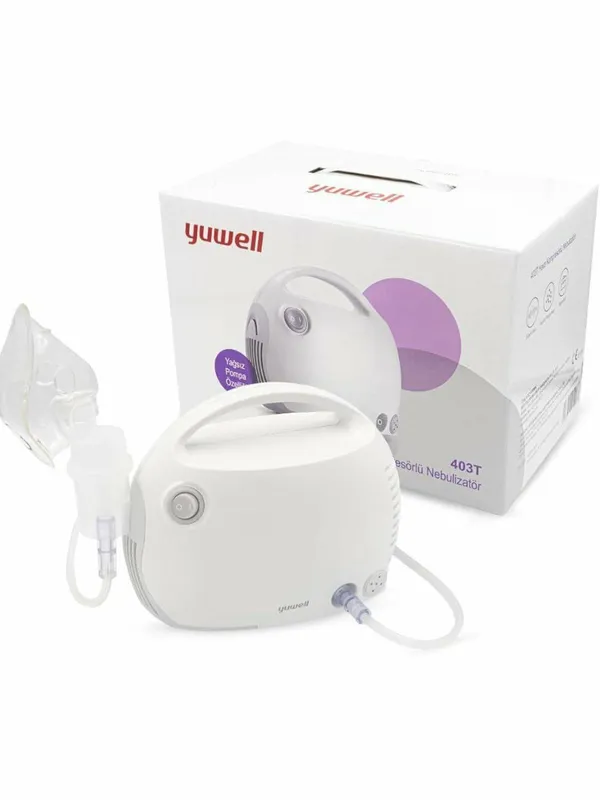 Ингалятор небулайзер Yuwell 403 D yeng yaxshi sfati 100% lik — фото 4