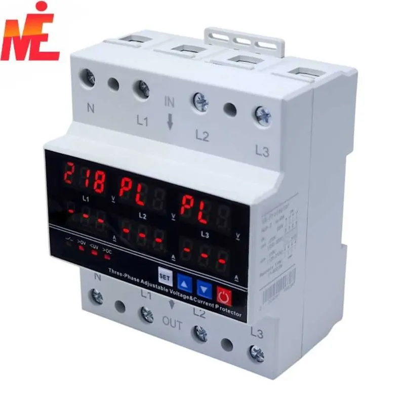 Реле защиты от перепадов напряжения 63A 3-фазное (380 V)