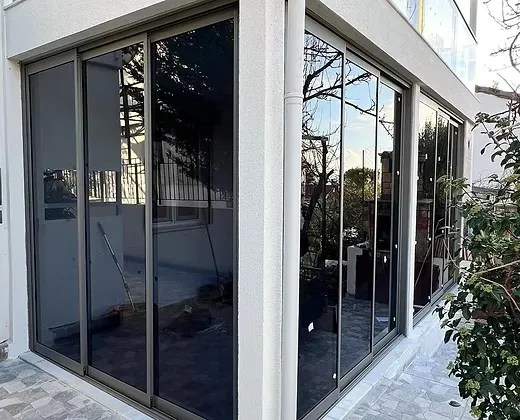 steklopaket suriladigan остекление стеклопакетом — фото 4