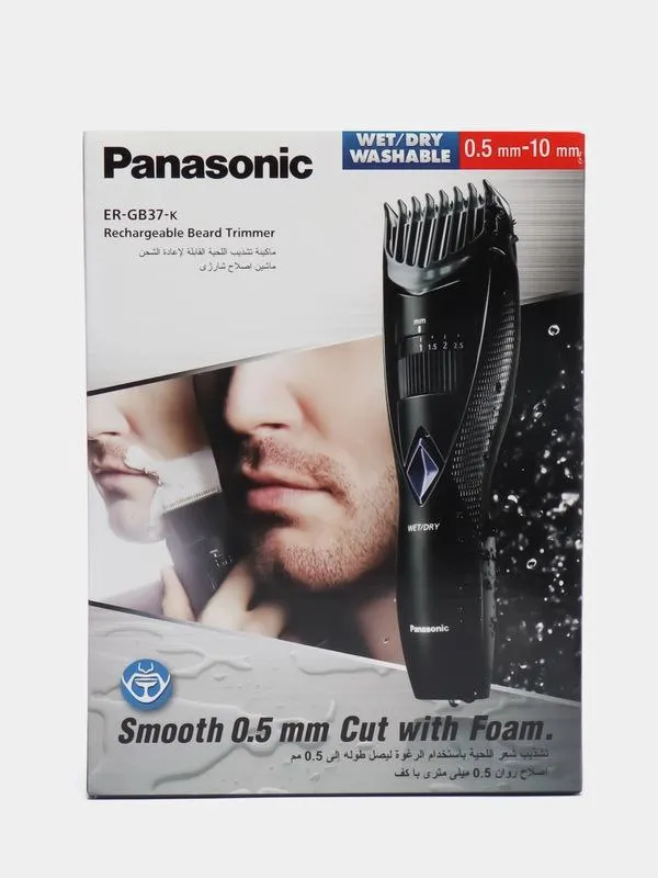 Машинка для стрижки волос PANASONIC ER-GB37-K