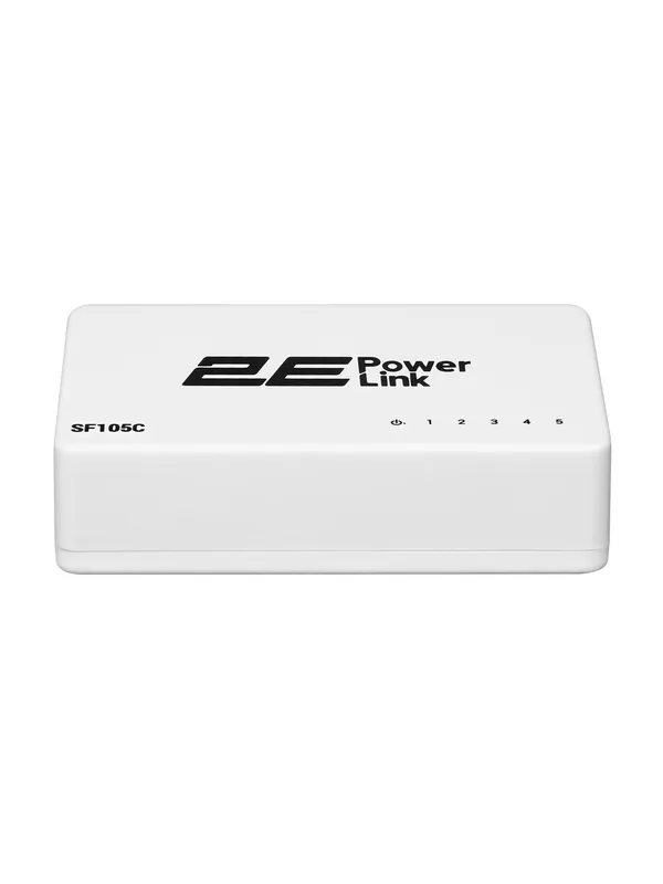 Коммутатор 2E PowerLink SF105C, 5 портов, Plug & Play, белый — фото 3