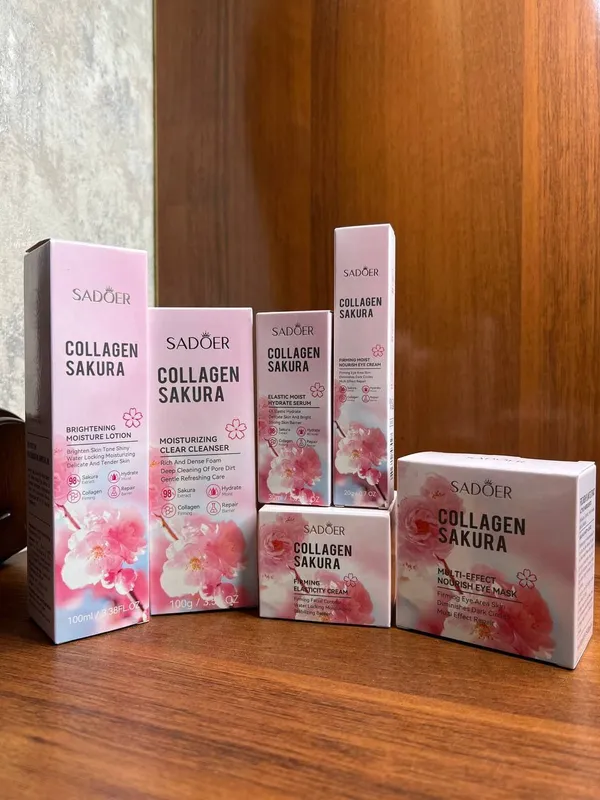 "SADOER Collagen Sakura" 6 in 1 set — фото 2