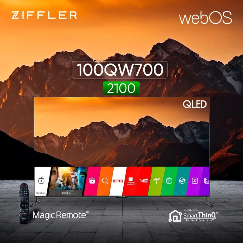 Телевизор IFFLER 100QW700 QLED