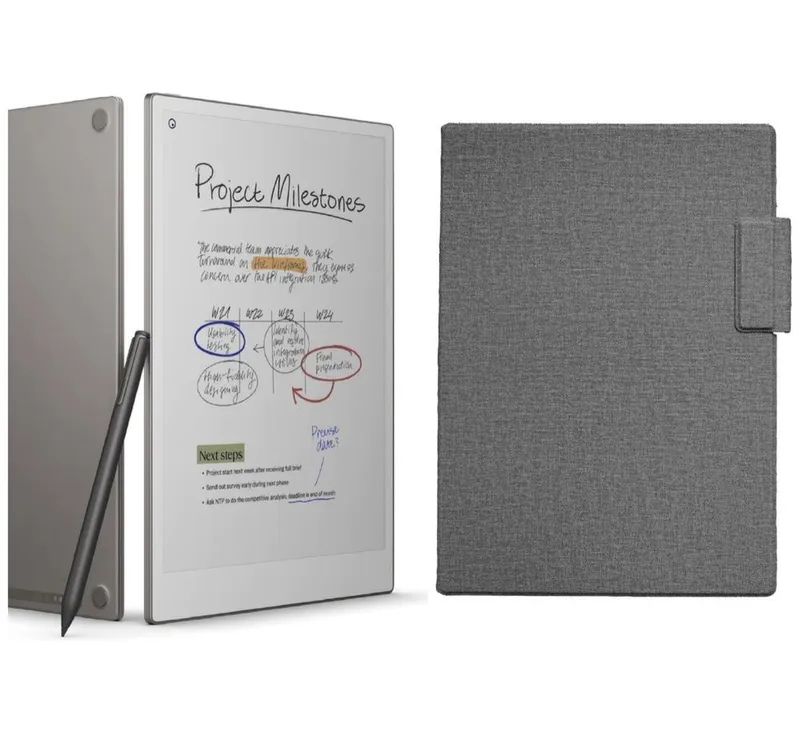 reMarkable Paper Pro + Marker Plus + Book Folio Кожаный