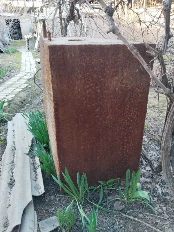 Железный бак 1 метр на 1метр, высота 60 см — фото 1