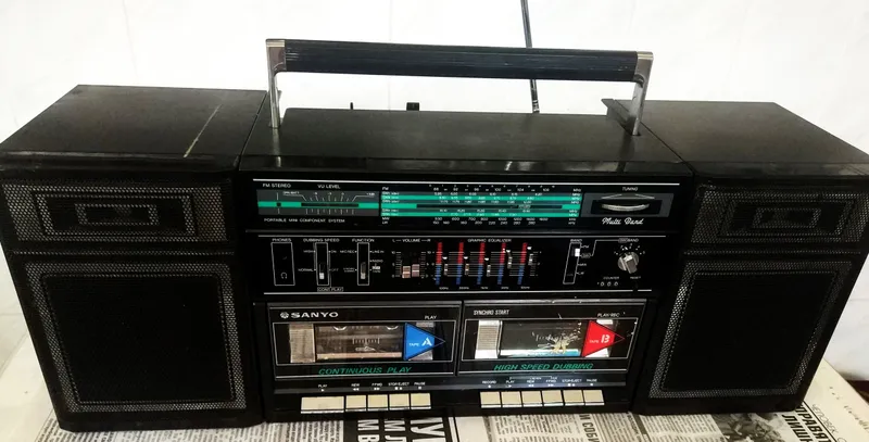 Магнитола Sanyo MTW5.1982год — фото 2