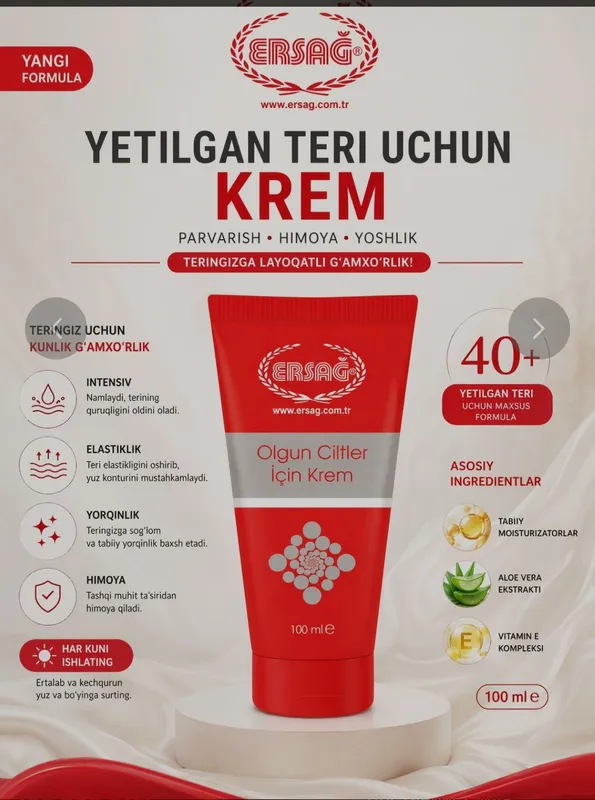 Katta yoshlilar uchun krem  orginal Turkiya — фото 2
