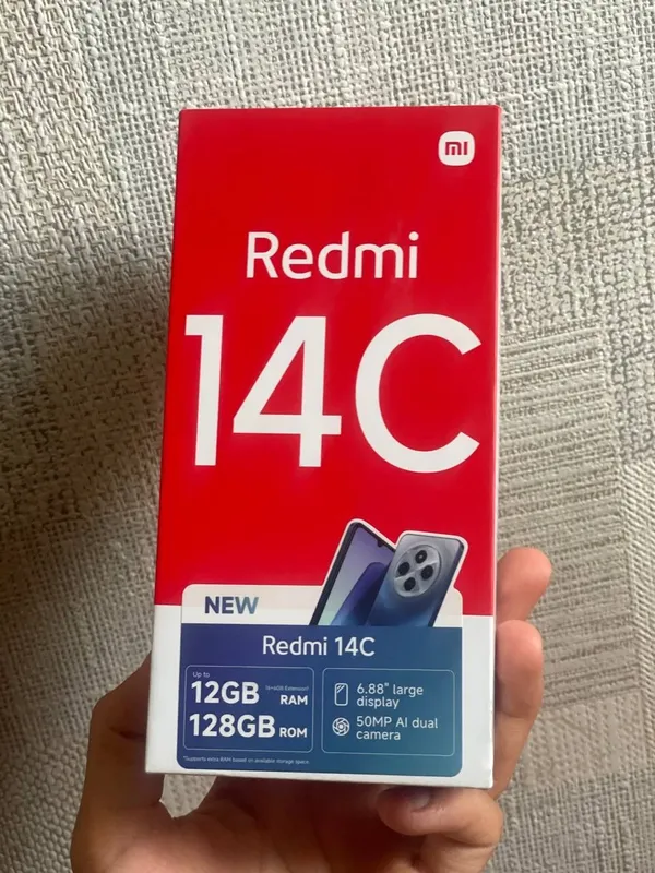 Redmi 14 c 128 GB xotira usta kormagan 1 Redmi 14 c 128 GB xotira usta kormagan 1