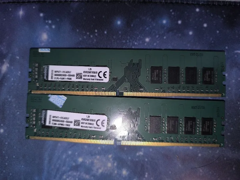 Kingston DDR4 16gb (2х8GB) 2666 MHz