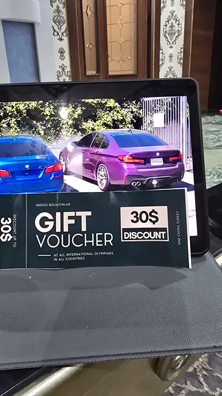 GIFT VOUCHER 20$ VA 30$ LI