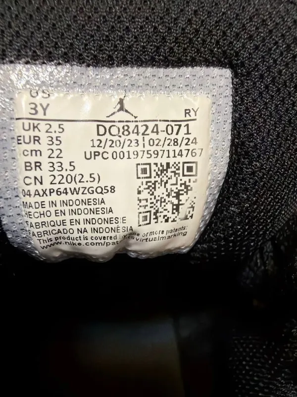 Детские кроссовки Jordan's, размер 35, оригинал 4