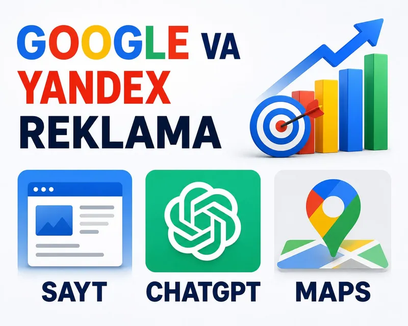 Google va Yandexda reklama 3 kun ichida