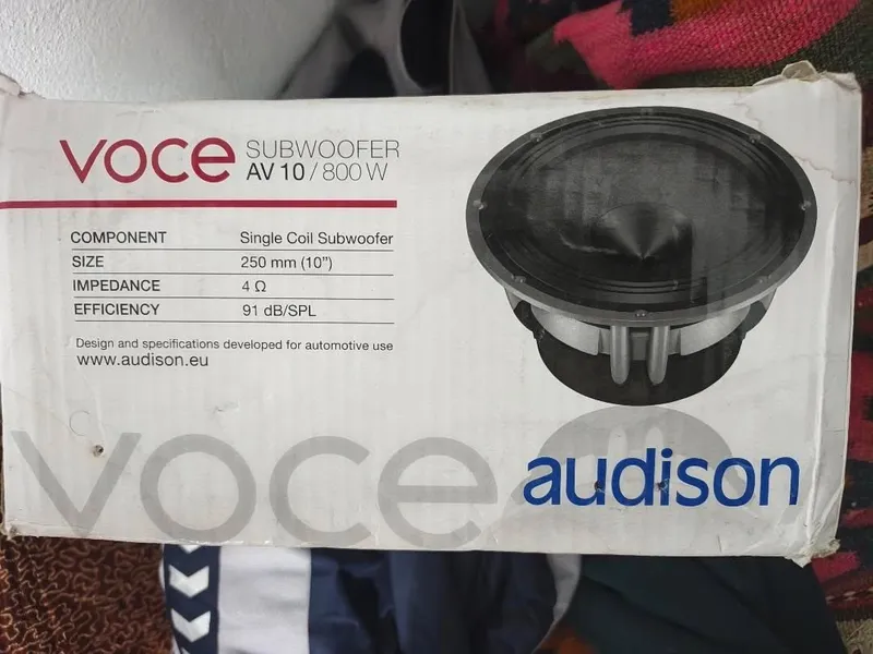 Audison 10 d sambufer 2