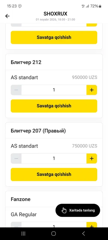 Ahoxrux rep konsertiga 2 ta bilet (arzon) 2 Ahoxrux rep konsertiga 2 ta bilet (arzon) 2