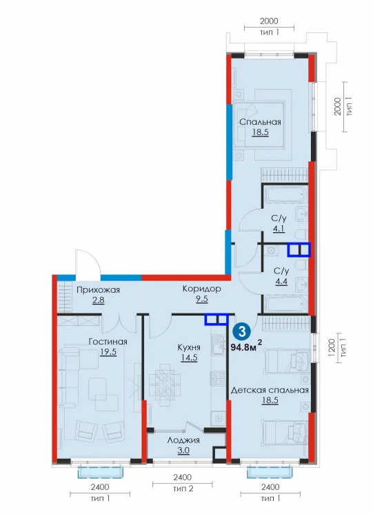 СРОЧНО! Скидка -35% 3 ком.95.6м²\ПВ-23,395у.е 2 СРОЧНО! Скидка -35% 3 ком.95.6м²\ПВ-23,395у.е 2