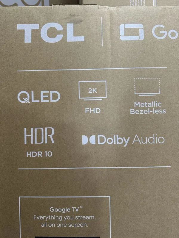 Телевизор TCL 43’ Google TV QLED, 2к FHD, Dolby Audio с доставкой! — фото 1