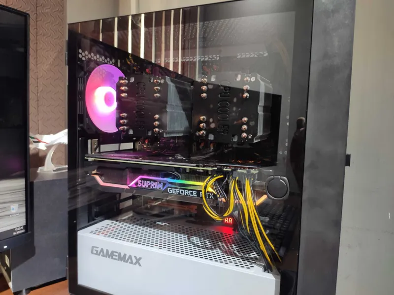 Профессиональная Станция для Рендера и Игр:RTX 4080 44 ядра, 256GB RAM 3