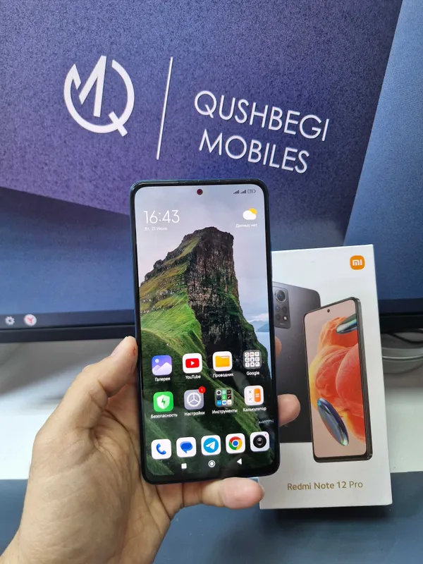 oyna singan xioami 12t karobka bor 128gb 6