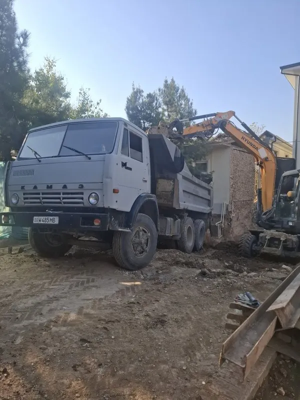 Kamaz Ekskavator Uy buzish hizmati 6 Kamaz Ekskavator Uy buzish hizmati 6