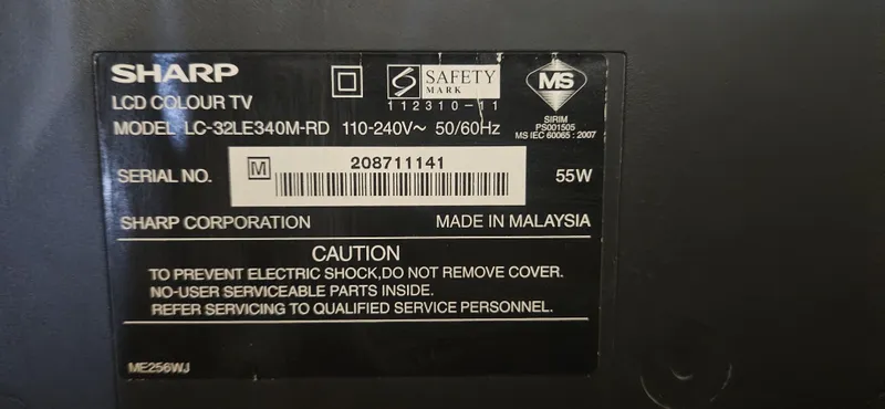Продаётся телевизор Sharp LCD 32" — фото 1