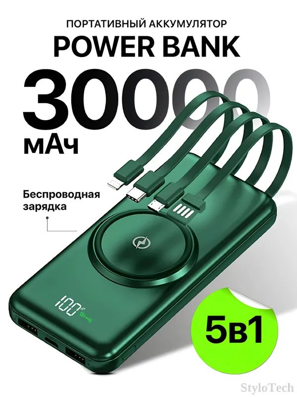 Внешний аккумулятор Power Bank 10000 - 20000 мА/ч 1 Внешний аккумулятор Power Bank 10000 - 20000 мА/ч 1