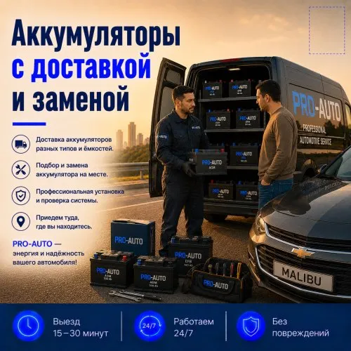 Yetkazib berish va almashtirish bilan akkumulyator 1