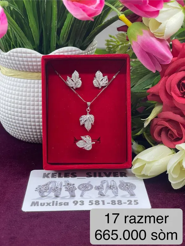 Turkiya kumushi 925 Kamplekt