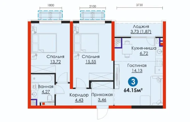 3комнатная Новостройка Яшнабадский,Янгиабад метро — фото 1 3комнатная Новостройка Яшнабадский,Янгиабад метро — фото 1