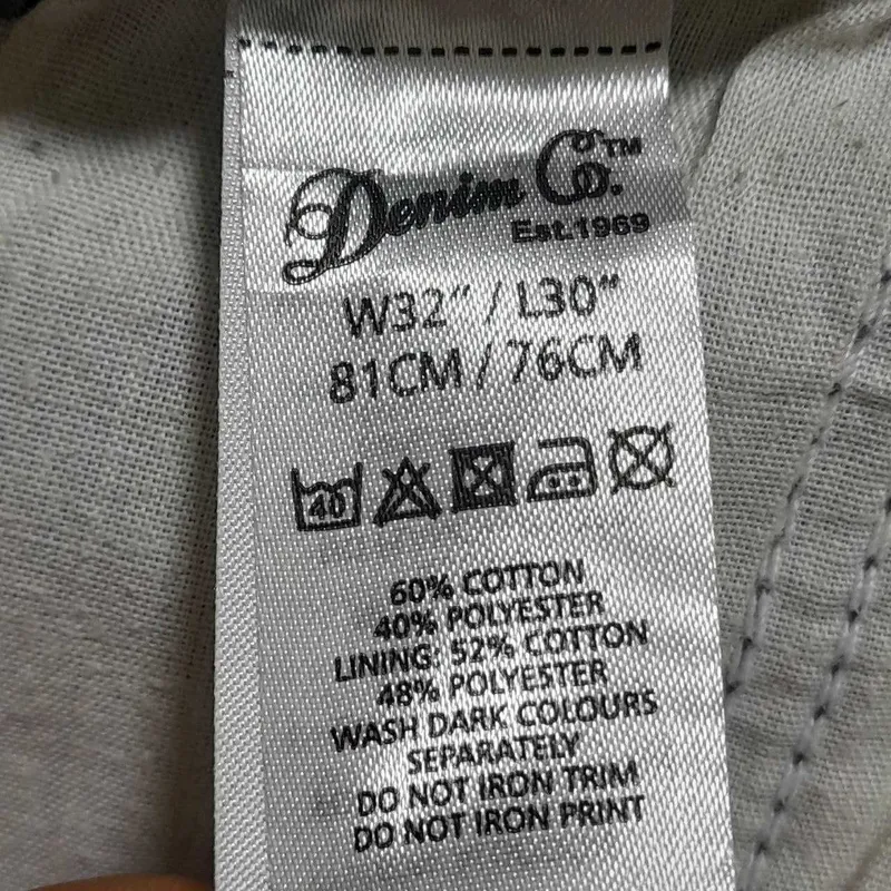 Primark Denim Co Grey Jeans / W33-34 / Прямые Джинсы на Болтах — фото 2