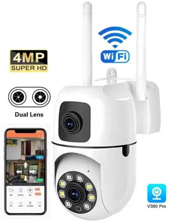 Wifi kamera ptz 2 kamera Наружная камера Wi-Fi PTZ V380PRO камера